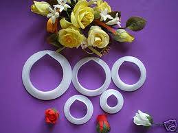 Rose petal cutter set, 8 piece