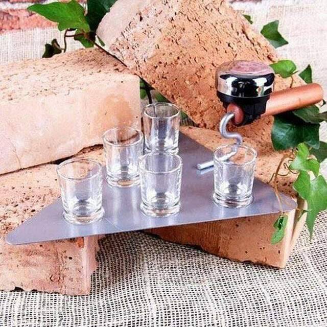 Brick Trowel with Shooter Glasses
