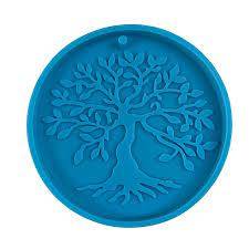 Silicone Mould Resin Tree Keyring