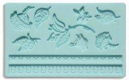 Flower sugar paste silicone mould. A