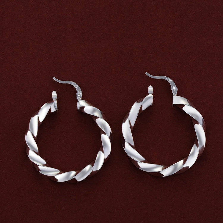 Silver Earrings LSE069 - 3.5*3.5