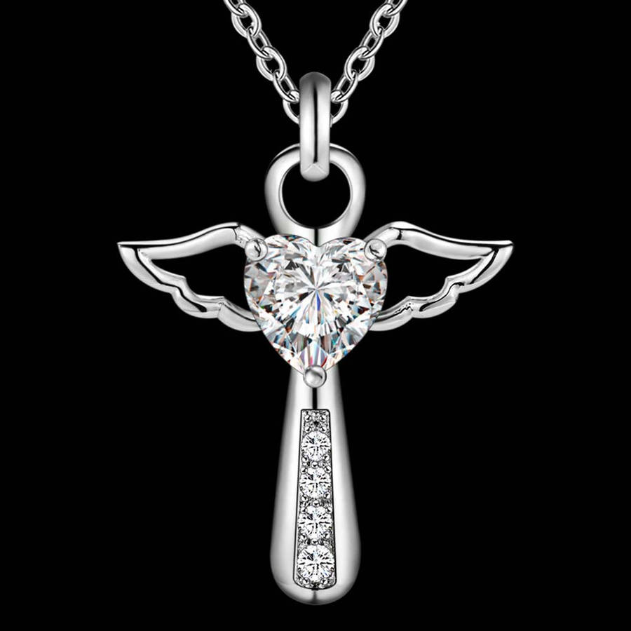 Silver Necklace LSN057 - 2.3*2.8