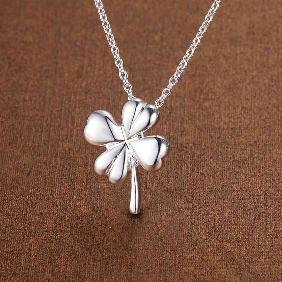 Silver Necklace LSN591 - 1.3*1.7 18"