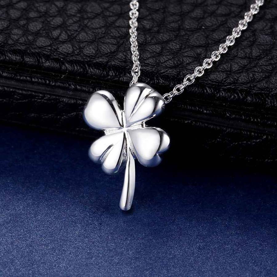 Silver Necklace LSN591 - 1.3*1.7 18"