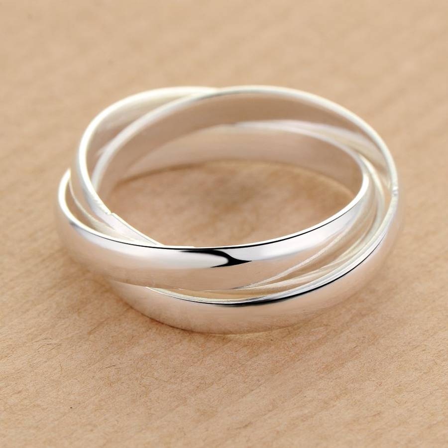 Lucky Silver - Silver Designer Russian Wedding Ring - LOCAL STOCK - LSR266