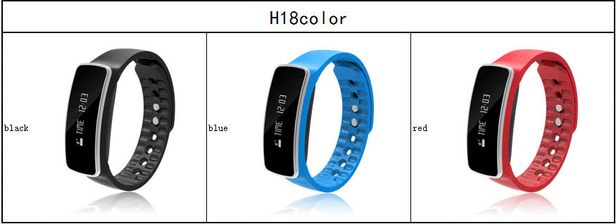 FBH18 Bluetooth Smart Bracelet/Fitness Tracker - Black