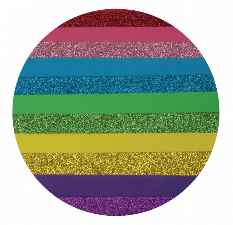 EVA Sheets - A4 EVA Standard Glitter 5 Sheets