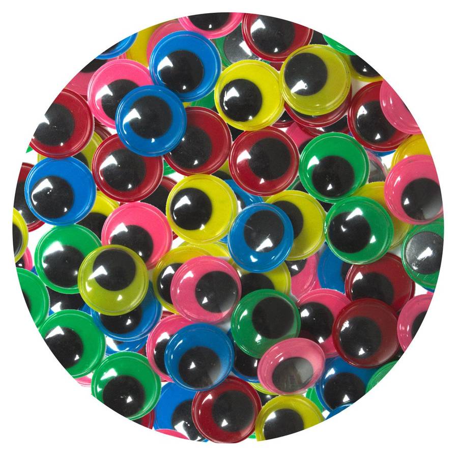 Full Colour Googley Eyes - 12mm (10 pcs)