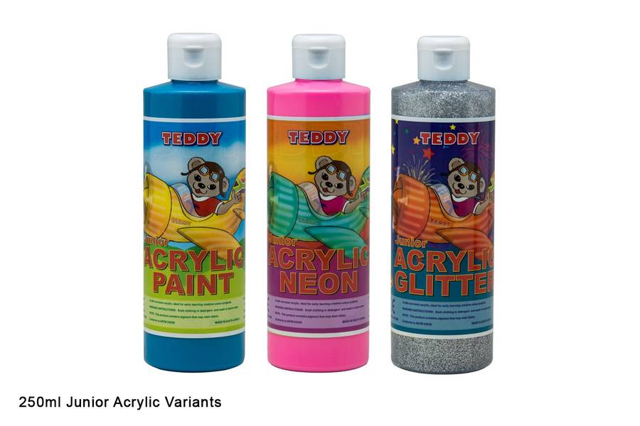 Junior Acrylic - Black / 250 ml