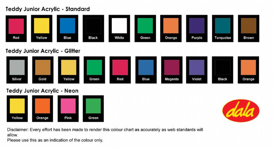 Junior Acrylic - Black / 250 ml