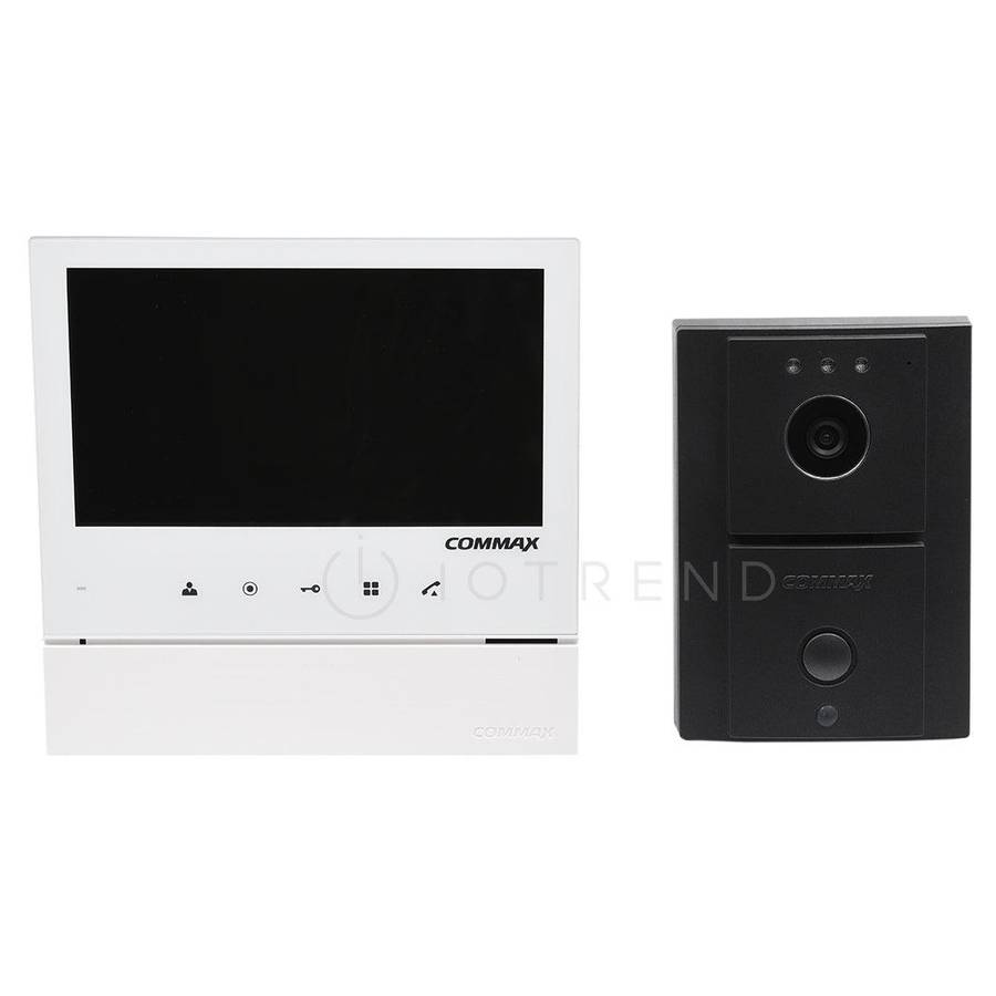 Commax CDV-70H/DRC-4L Hands Free 7" Video Touch Button Intercom Kit