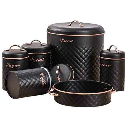 6pc Pelle - Kitchen Storage Set