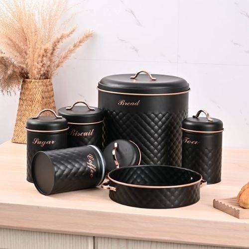 6pc Pelle - Kitchen Storage Set