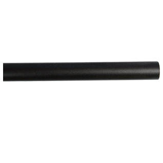 Curtain Rods - 25mm Aluminium - 1.5m / Black