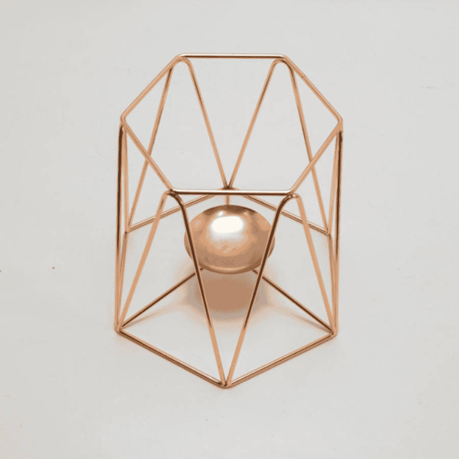 Centre piece- Wire Vases Hexagon Bucket
