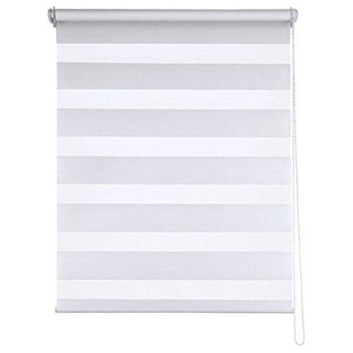 Blinds - Double Roller Blinds - Grey / 600W x 1000H