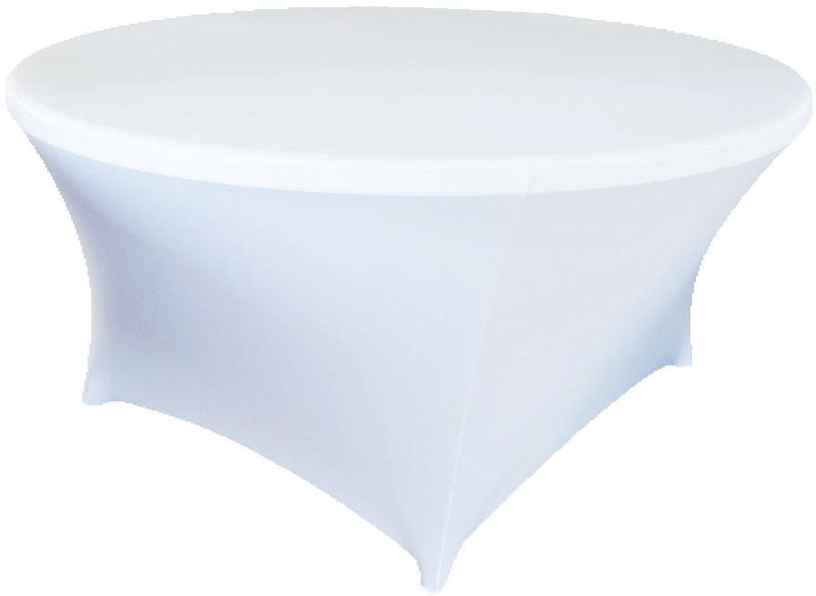 Stretch Table Cloth - Round 10 Seater Table Lycra - Gold