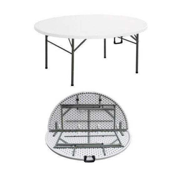 8 Seater Round Folding Trestle Table