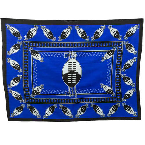 Khanga / kanga Swati Sheild - Blue