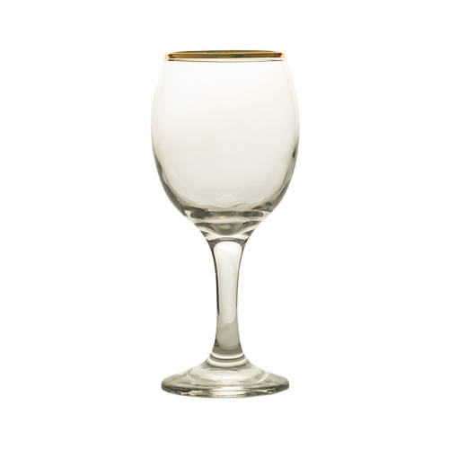 Stemware - Single Gold Rim - 6's