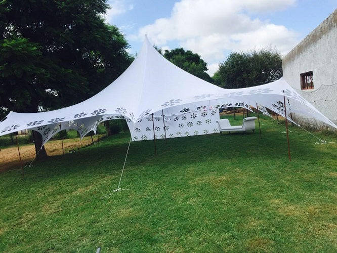 Decor Tents - Stretch Lycra - Non Waterproof - No Poles - 5m x 5m