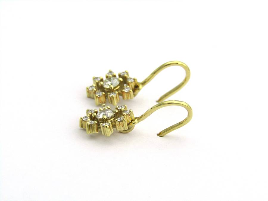 18K gold My Sunshine diamond earrings by Browns.