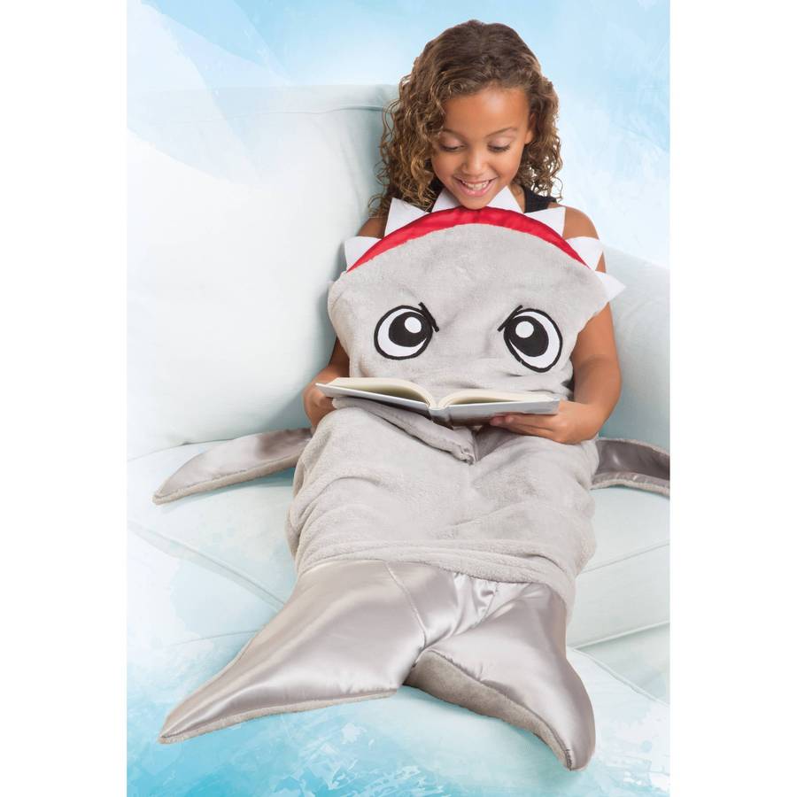 Snuggie Tails Shark Blanket (Grey)