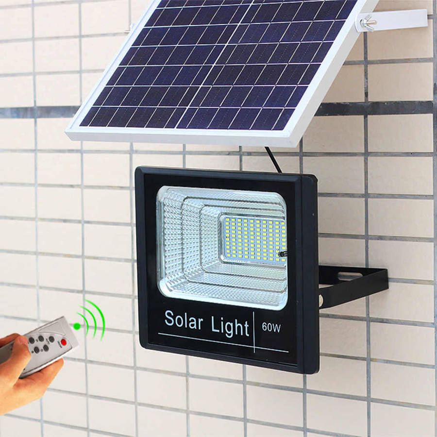 Remote Control LED Solar Outdoor Lights - 25W