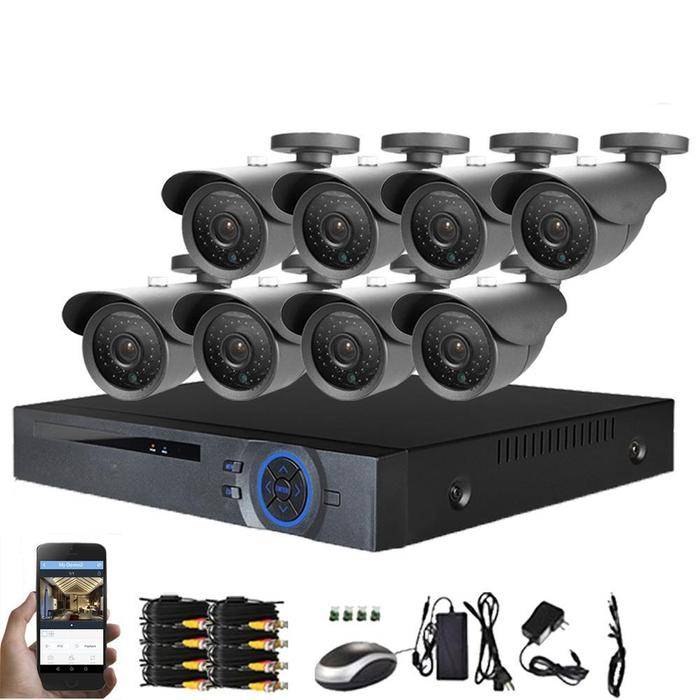 AHD Kit 1080P Full HD Video Security System - 8 Channel