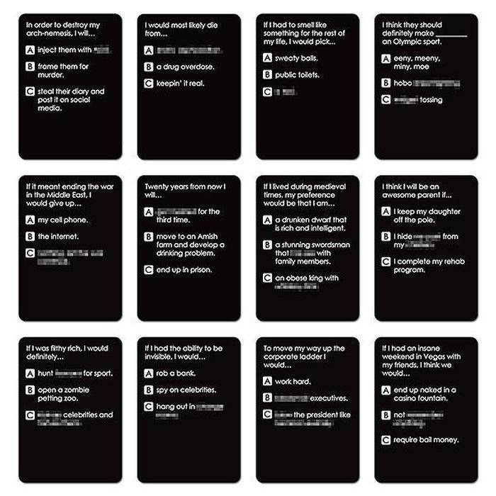 Disturbed Friends Card Game