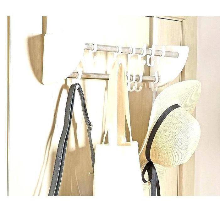 Double Bar Door Hanger With Hooks