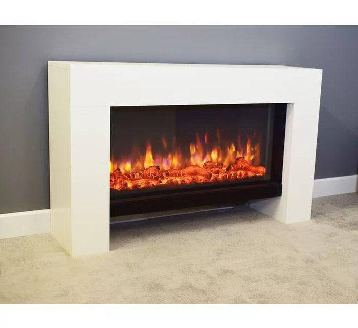 Electric Multi-Color Hot/Cold Fireplace With Remote