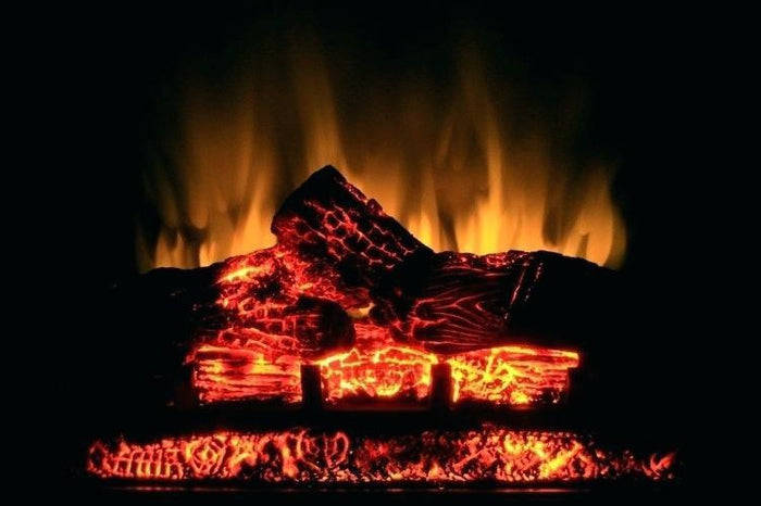 Electric Multi-Color Hot/Cold Fireplace With Remote