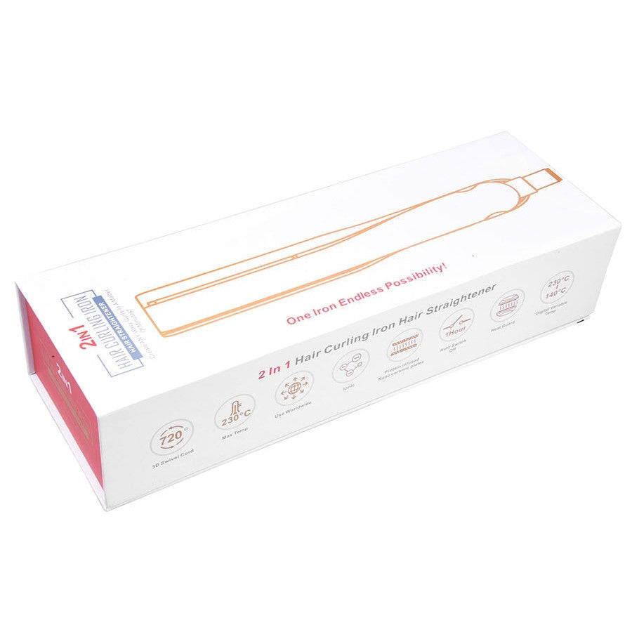 2-In-1 Hair Curling Iron