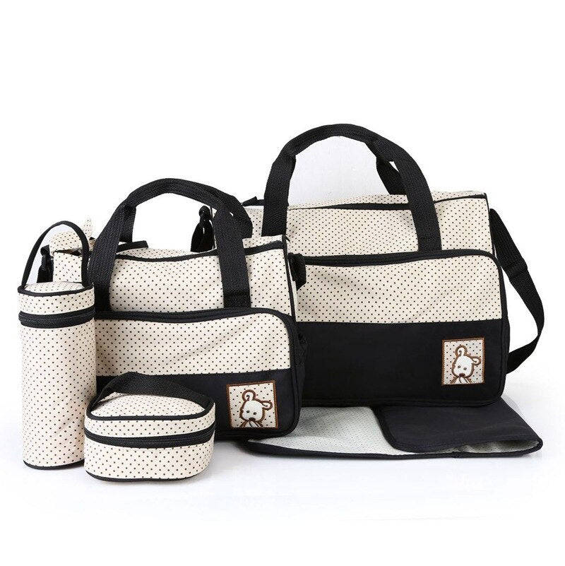 5 in 1 Multifunctional Diaper Bag
