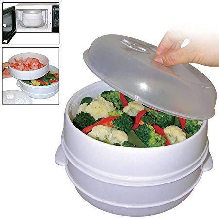 2 Tier Microwave Steamer