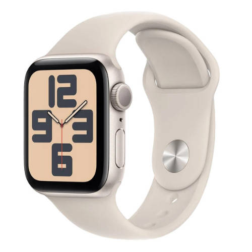 Apple Watch SE 2nd Gen (40mm, Starlight Aluminium with Starlight Sports Band, GPS) - Pre Owned / ...