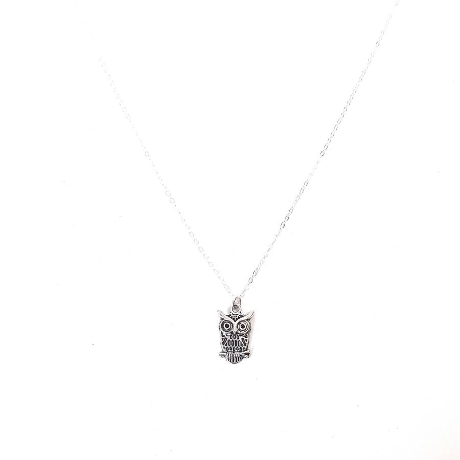 Owl Charm Chain Necklace