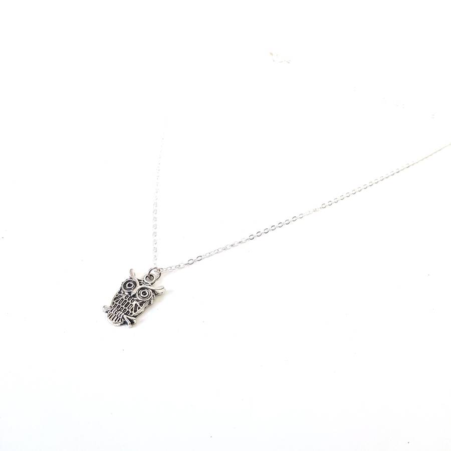 Owl Charm Chain Necklace