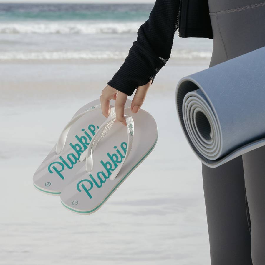 Plakkie Port Saint Johns (White and Mint) - 14