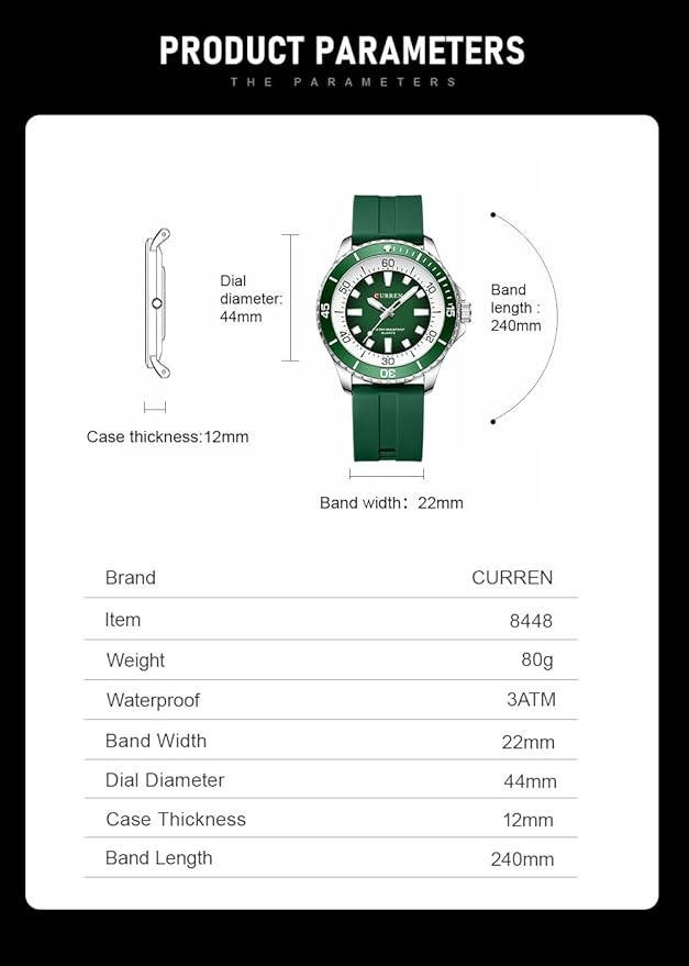 Curren 8448 Chronograph