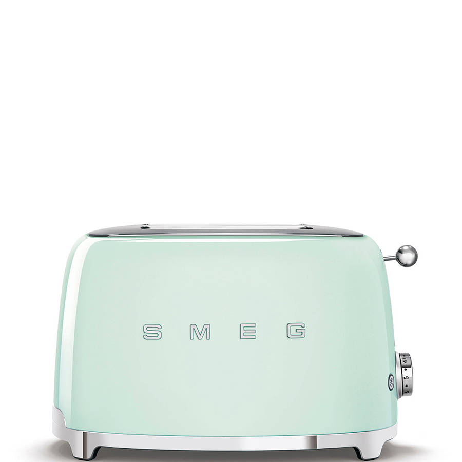 SMEG RETRO 2 SLICE TOASTER PASTEL GREEN TSF01PGSA