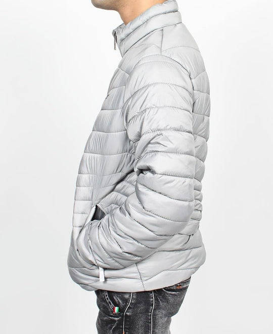 SOVIET MEN`S PUFFER JACKET - GREY