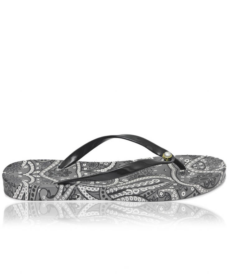 Ladies' Flip Flops - Black - Black / UK 7