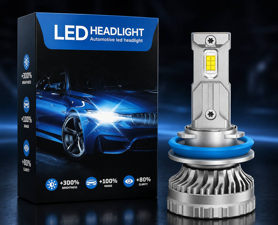 King LED V20 PRO 55W CANBUS LED Headlight  5000 Lumens-  HB3 9005