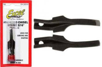 CHISEL SMALL CARVING 2 PCS, ARTS AND CRAFTS, STATIONERY, MINIATURE MODEL BUILDING