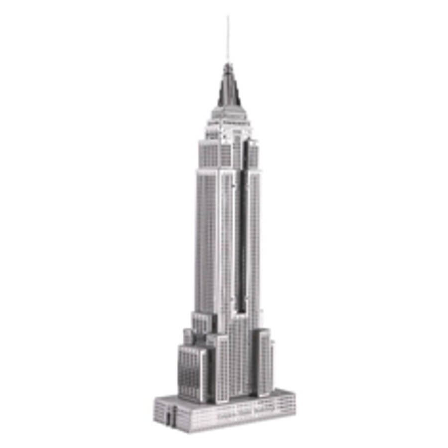 EMPIRE STATE BUILDING SS METAL MODEL L5XW2.5XH15CM 21 PARTS