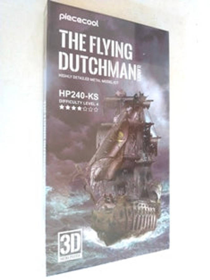 THE FLYING DUTCHMAN LARGE PNTED METAL MODEL L22XW5XH18.5CM
