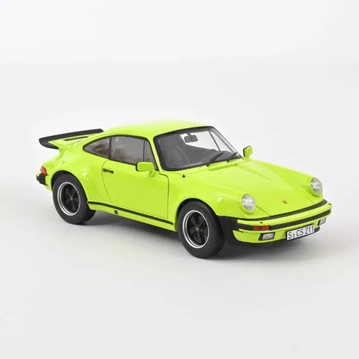 Porsche 911 Turbo 3,0 1976 Light green 1:18, DIECAST CAR, COLLECTABLE CAR.