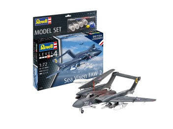 MODEL SET SEA VIXEN FAW 2 1/72, PLASTIC SCALE MODEL KIT